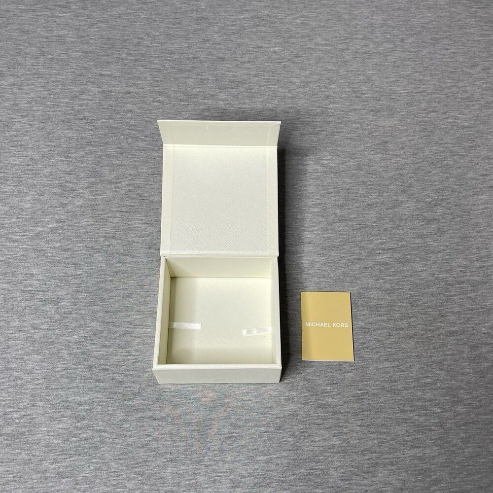Michael Kors 4.5” x 4.5” Jewelry Gift Box 2 PCS. Set
